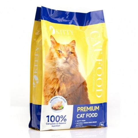 Kitty - Premium Chicken Flavored Dry Cat Food 1kg