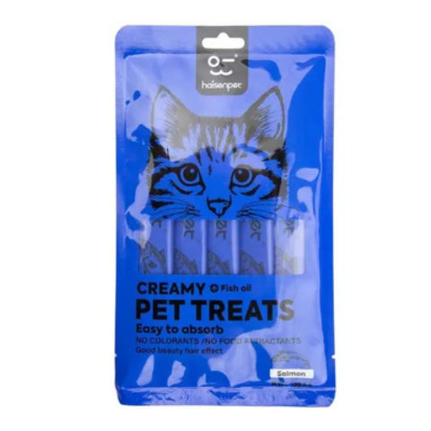 Haisenpet Creamy Cat Snack Salmon + Fish Oil