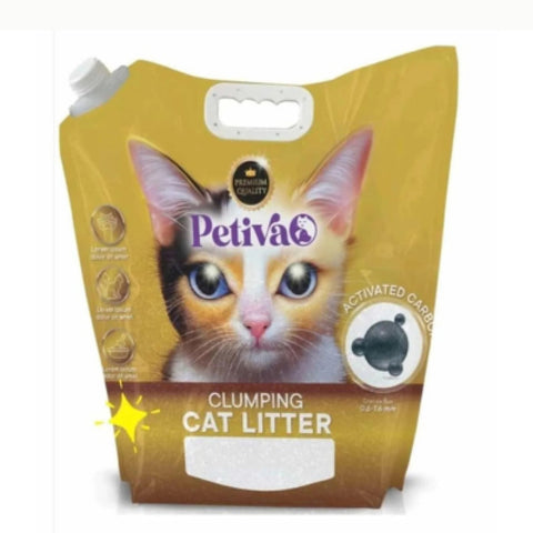 Petiva Bentonite Activated Carbon Cat Litter 8L