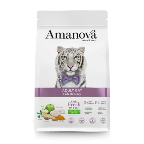 Amanova Adult Cat Fresh White Fish Delicacy 1.5 kg