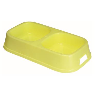 Bone Shaped Twin Bowl with Rubber Base (30cm)